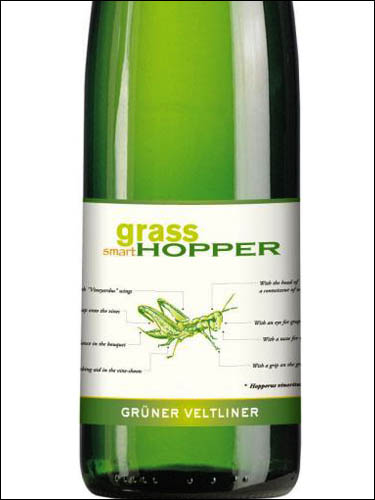 фото Smart Grasshopper Gruner Veltliner Pannon PDO Смарт Грассхопер Грюнер Вельтлинер Паннон Венгрия вино белое