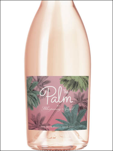 фото The Palm by Whispering Angel Rose Coteaux d'Aix-en-Provence AOC Палм бай Уисперинг Энджел Розе Кото д'Экс-ан-Прованс Франция вино розовое