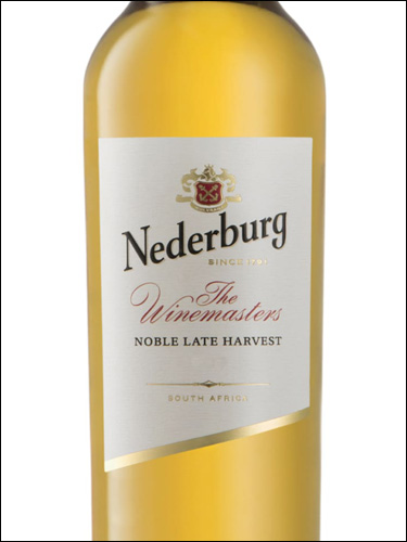 фото Nederburg The Winemasters Noble Late Harvest Недербург Вайнмастерс Нобль Лейт Харвест ЮАР вино белое