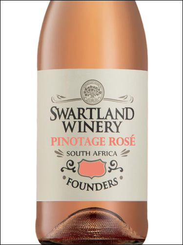 фото Swartland Winery Founders Pinotage Rose Свартланд Вайнери Фаундерс Пинотаж Розе ЮАР вино розовое