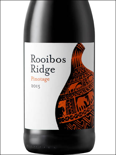 фото Rooibos Ridge Pinotage Western Cape WO Ройбуш Ридж Пинотаж Вестерн Кейп ЮАР вино красное
