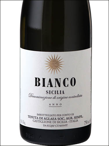 фото Tenuta di Aglaea Bianco Sicilia DOC Тенута ди Аглае Бьянко Сицилия ДОК Италия вино белое