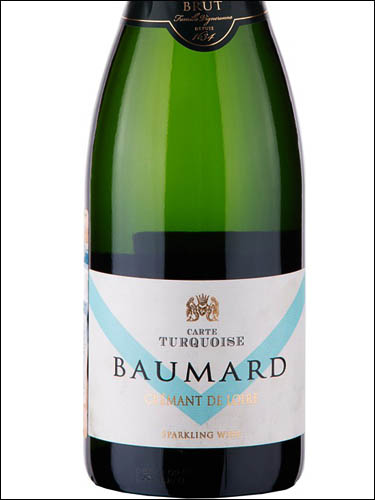 фото Baumard Carte Turquoise Brut Cremant de Loire AOC Бомар Карт Тюркуаз Брют Креман де Луар Франция вино белое