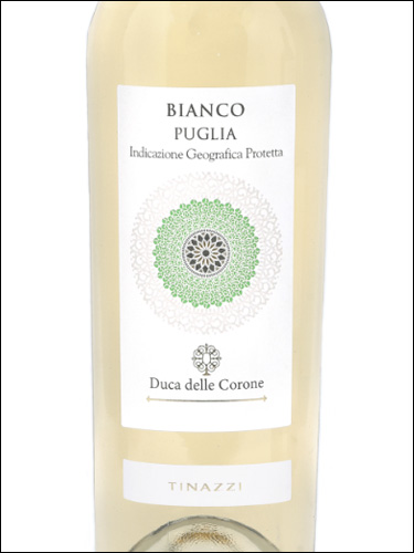 фото Tinazzi Duca delle Corone Puglia Bianco IGP Тинацци Дука делле Короне Апулия Бьянко Италия вино белое