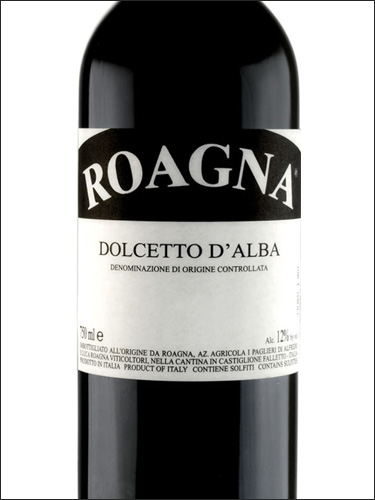 фото Roagna Dolcetto d'Alba DOC Роанья Дольчетто д'Альба Италия вино красное