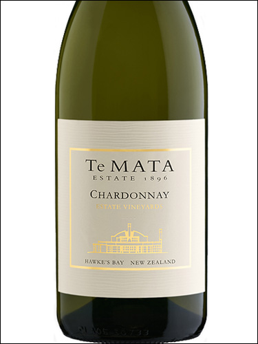 фото Te MATA Estate Vineyards Chardonnay Hawke’s Bay Те МАТА Эстейт Виньярдс Шардоне  Хокс Бей Новая Зеландия вино белое