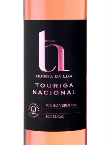 фото Quinta da Lixa Terras Do Minho Touriga Nacional Rosé Vinho Verde DOC Кинта да Лиша Терраш ду Миньо Турига Насьонал Розе Винью Верде Португалия вино розовое
