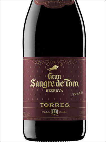 фото вино Torres Gran Sangre de Toro Catalunya DO 