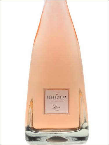 фото Ferghettina Rose Brut Franciacorta DOCG Фергеттина Розе Брют Франчакорта Италия вино розовое