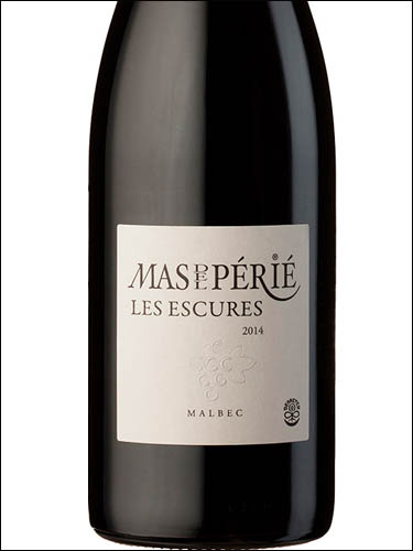 фото Mas del Perie Les Escures Cahors AOC Мас дель Перье Лез Эскюр Каор Франция вино красное