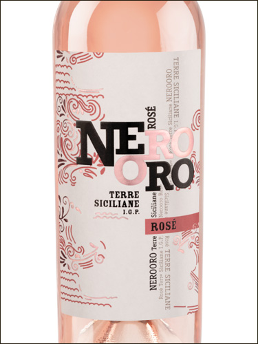 фото Nero Oro Rose Terre Siciliane IGP Неро Оро Розе Терре Сичилиане Италия вино розовое