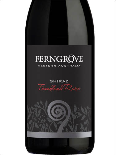 фото Ferngrove Black Label Shiraz Frankland River Фернгров Блэк Лейбл Шираз Франкленд Ривер Австралия вино красное