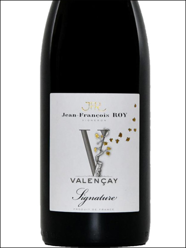 фото Jean-Francois Roy Signature Valencay Rouge AOC Жан-Франсуа Руа Синьятюр Валансе Руж Франция вино красное