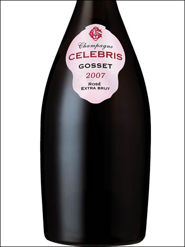 фото Champagne Gosset Celebris Rose Extra Brut Шампанское Госсе Селебрис Розе Экстра Брют Франция вино розовое