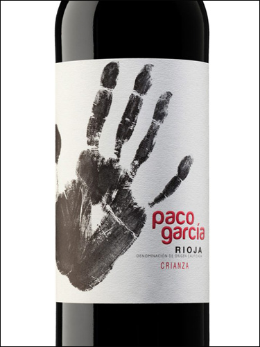 фото вино Paco Garcia Crianza Rioja DOCa 
