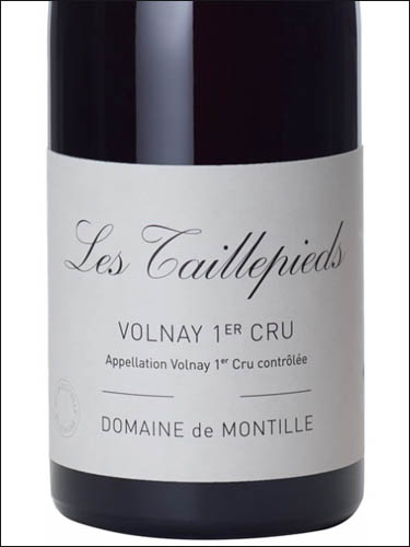 фото Domaine de Montille Les Taillepieds Volnay 1-er Cru AOC Домен де Монтий Ле Тайпье Вольне Премьер Крю Франция вино красное