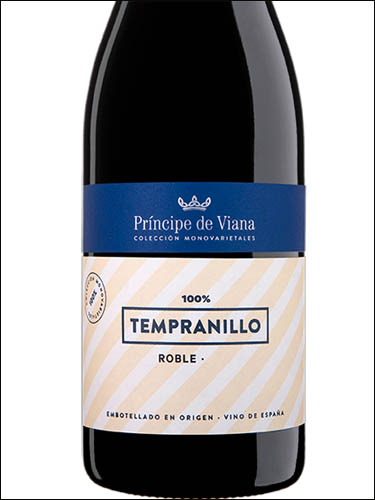 фото вино Principe de Viana Tempranillo Roble Navarra DO 