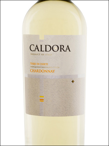 фото Caldora Chardonnay Terre di Chieti IGT Кальдора Шардоне Терре ди Кьети Италия вино белое