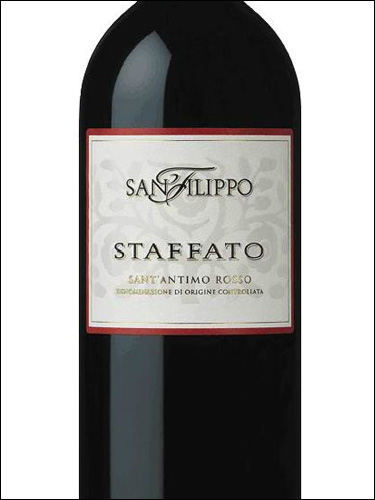 фото San Filippo Staffato Sant'Antimo DOC Сан Филиппо Стаффато Сант'Антимо  Италия вино красное