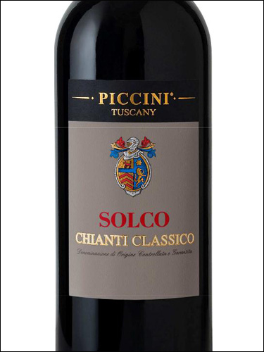 фото Piccini Solco Chianti Classico DOCG Пичини Солько Кьянти Классико Италия вино красное