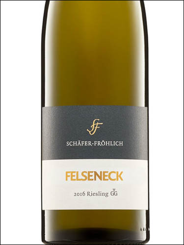 фото Schafer-Fröhlich Riesling Felseneck GG Шефер-Фрёлих Рислинг Фелсенек ГГ Германия вино белое