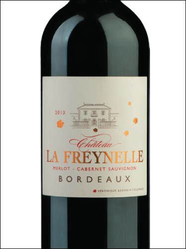 фото Chateau la Freynelle Bordeaux Rouge AOC Шато ля Френель Бордо Руж Франция вино красное