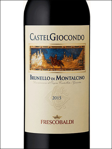 фото Frescobaldi CastelGiocondo Brunello di Montalcino DOCG Фрескобальди Кастельджокондо Брунелло ди Монтальчино Италия вино красное
