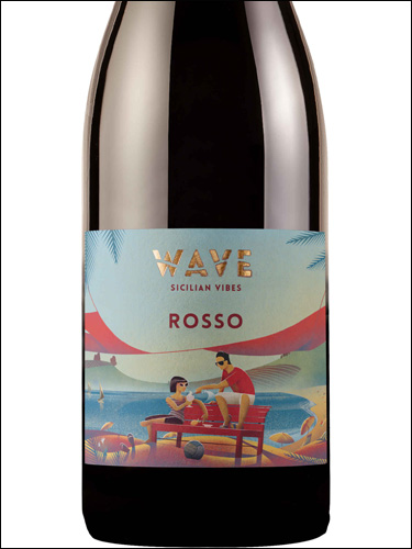фото Wave Rosso Terre Siciliane IGT Вэйв Россо Терре Сичилиане Италия вино красное