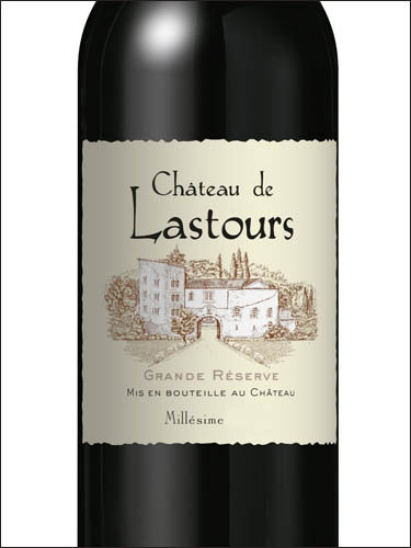 фото Chateau de Lastours Grande Reserve Corbieres AOC Шато де Ластур Гранд Резерв Корбьер Франция вино красное