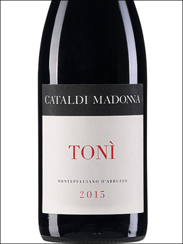 фото Cataldi Madonna Toni Montepulciano d’Abruzzo DOC Катальди Мадонна Тони Монтепульчано д’Абруццо Италия вино красное