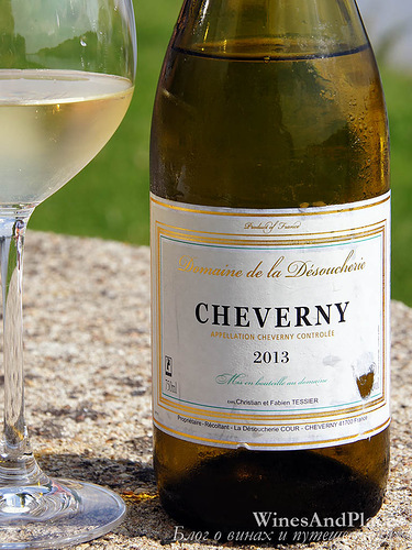 фото Domaine de la Desoucherie Cheverny Blanc AOC Домен де ля Десушри Шеверни Блан АОС Франция вино белое