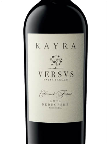 фото Kayra Versus Cabernet Franc Кайра Версус Каберне Фран Турция вино красное