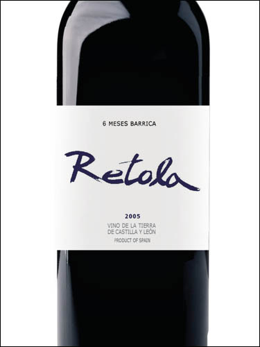 фото вино Retola 6 meses en barrica Vino de la Tierra Castilla y Leon 