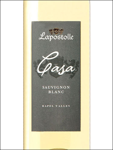 фото Lapostolle Casa Sauvignon Blanc Rapel Valley DO Ляпостоль Каза Совиньон Блан Долина Рапель Чили вино белое