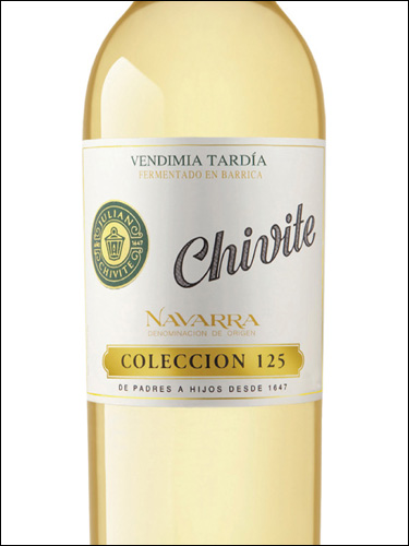 фото вино Chivite Coleccion 125 Vendimia Tardia Navarra DO 