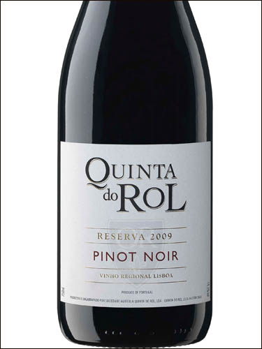 фото Quinta do Rol Pinot Noir Reserva Vinho Regional Lisboa Кинта ду Рол Пино Нуар Резерва ВР Лиссабон Португалия вино красное