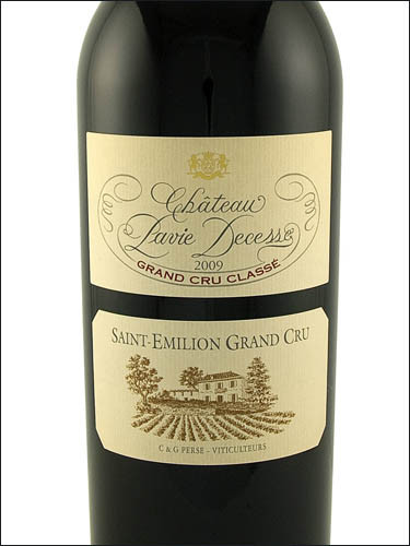 фото Chateau Pavie-Decesse Grand Cru Classe Saint-Emilion Grand Cru AOC Шато Пави-Десесс Сент-Эмильон Гран Крю Франция вино красное