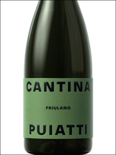 фото Cantina Puiatti Friulano Friuli DOC Кантина Пуятти Фриулано Фриули Италия вино белое