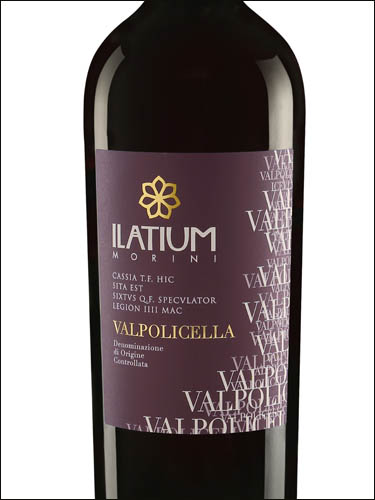 фото Latium Morini Valpolicella DOC Латиум Морини Вальполичелла Италия вино красное