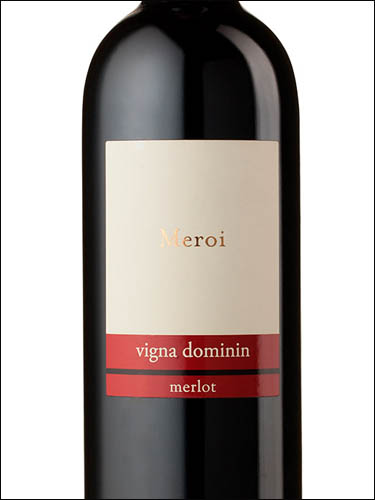 фото Meroi Vigna Dominin Merlot Colli Orientali del Friuli DOC Мерой Винья Доминин Мерло Колли Ориентали дель Фриули Италия вино красное