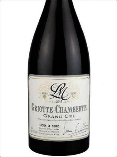 фото Lucien Le Moine Griotte-Chambertin Grand Cru AOC Люсьен Ле Муан Гриот-Шамбертен Гран Крю Франция вино красное