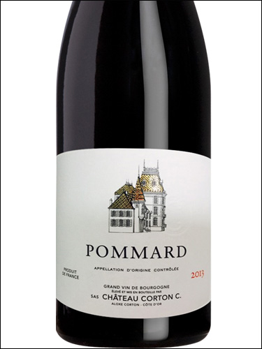 фото Chateau Corton C. Pommard AOC Шато Кортон К. Поммар Франция вино красное