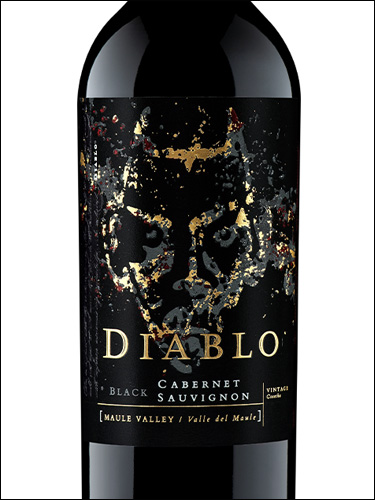 фото Diablo Black Cabernet Sauvignon Дьябло Блэк Каберне Совиньон Чили вино красное