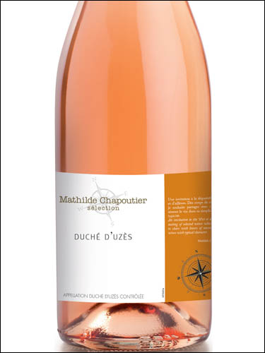 фото Mathilde Chapoutier Selection Rose Duche-d'Uzes AOC Матильде Шапутье Селексьон Розе Дюше д-Юзес Франция вино розовое