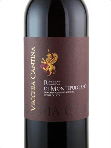 фото Vecchia Cantina Rosso di Montepulciano DOC Веккья Кантина Россо ди Монтепульчано Италия вино красное