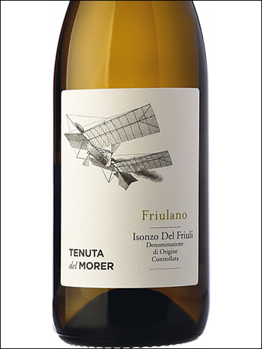 фото Tenuta del Morer Friulano Тенута дель Морер Фриулано Италия вино белое