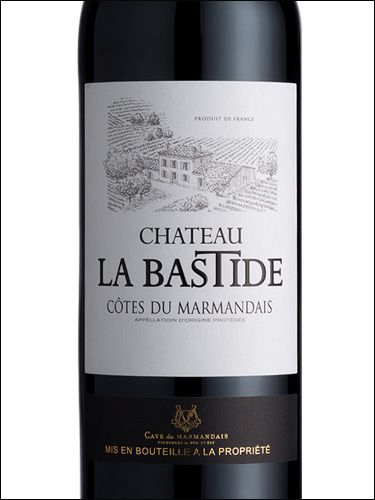 фото Chateau La Bastide Rouge Cotes du Marmandais AOC Шато Ла Бастид Руж Кот дю Марманде Франция вино красное