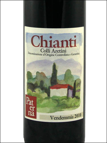 фото Paterna Chianti Colli Aretini DOCG Патерна Кьянти Колли Аретини Италия вино красное