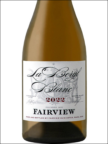 фото Fairview La Beryl Blanc Фэирвью Ла Берил Блан ЮАР вино белое