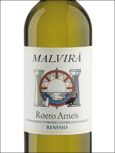 фото Malvira Renesio Roero Arneis DOCG Мальвира Ренезио Роэро Арнеис  Италия вино белое